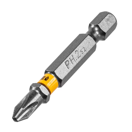 Бита PH2х25, сталь легированная S2, 20 шт., пластиковая коробка, , Е 6,3 Denzel 11681 купить в Нижневартовске