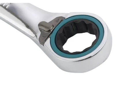 Набор ключей комбинированных с трещоткой, 8 - 19 мм, 7шт., реверсивные, CrV GROSS 14892 купить в Нижневартовске