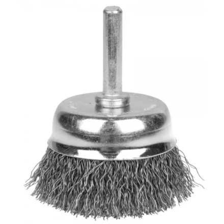 ЗУБР "ЭКСПЕРТ". Щетка чашечная для дрели, витая стальная проволока 0,3мм, 50мм 35253-050_z01 купить в Нижневартовске