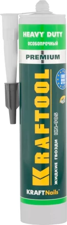 Клей монтажный KRAFTOOL KraftNails Premium KN-905, особопрочный, многоцелевой, без растворителей, 310мл 41348_z01 купить в Нижневартовске