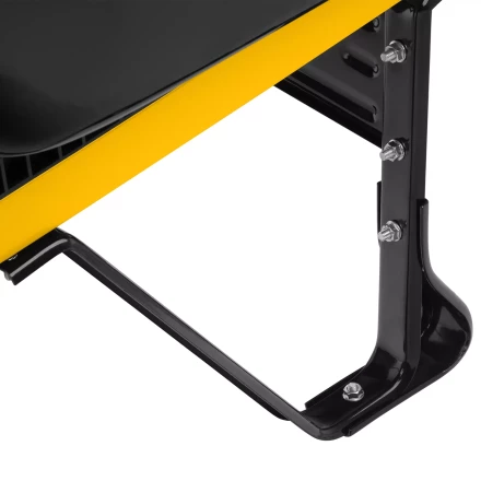 Тачка строительная усиленная объем 140 л 250 кг двухколесная колесо 15х6.00-6 Denzel 69000 купить в Нижневартовске