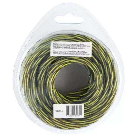 Леска для триммера двухкомпонентная витая квадратная, 2,0мм х 15м, блистер SkyCutter Denzel 96840 купить в Нижневартовске