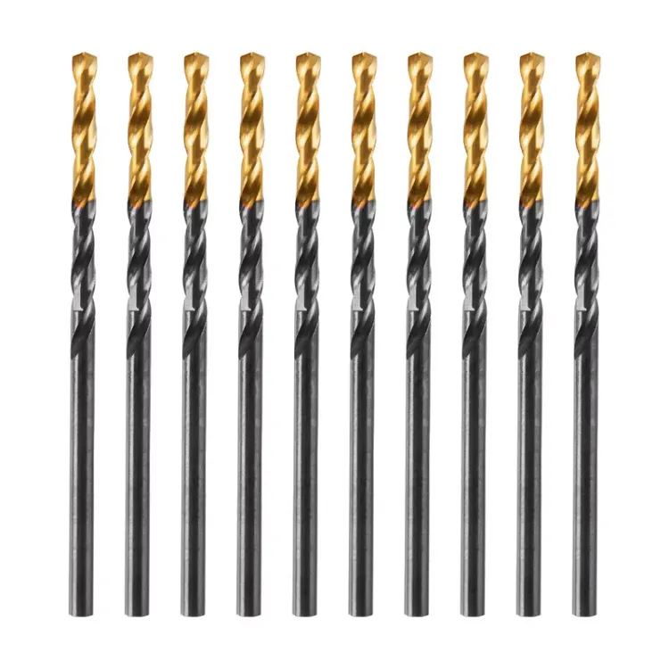 Сверло по металлу, 2,5 мм, HSS-Tin, Golden Tip, 10 шт. Denzel 717204 купить в Нижневартовске