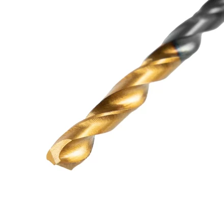 Сверло по металлу, 2,5 мм, HSS-Tin, Golden Tip, 10 шт. Denzel 717204 купить в Нижневартовске
