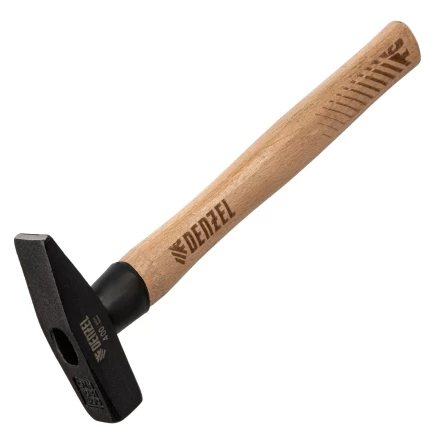 Молоток слесарный, 400 г Denzel, кованый квадратный боек, буковая рукоятка, 10428 купить в Нижневартовске