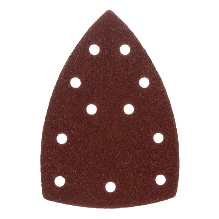 Треугольник абразивный на ворc. подложке под "липучку", перф., P 60, 150х150х100 мм, 5 шт. Denzel 738587 купить в Нижневартовске