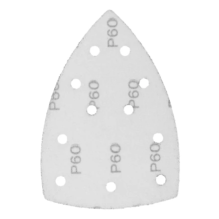 Треугольник абразивный на ворc. подложке под "липучку", перф., P 60, 150х150х100 мм, 5 шт. Denzel 738587 купить в Нижневартовске