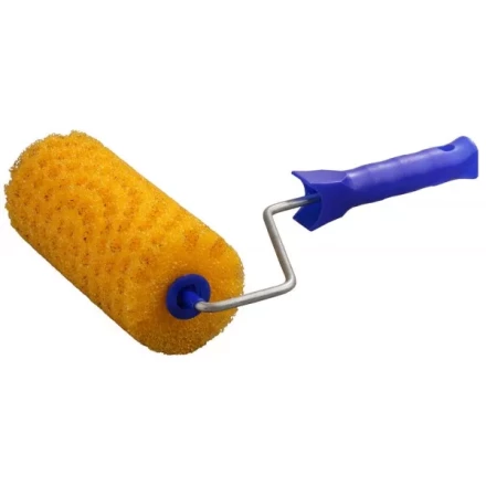 Валик "СТРУКТУРНЫЙ ПОРОЛОН В ГОРОШЕК" малярный в сборе, бюгель 6мм, 80x180мм, STAYER Profi 0367-18 купить в Нижневартовске