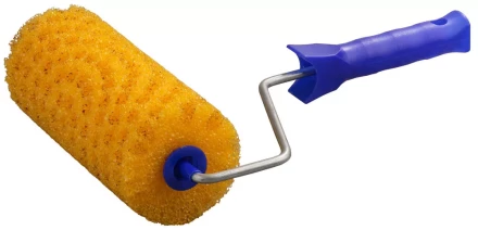 Валик "СТРУКТУРНЫЙ ПОРОЛОН В ГОРОШЕК" малярный в сборе, бюгель 6мм, 80x180мм, STAYER Profi 0367-18 купить в Нижневартовске