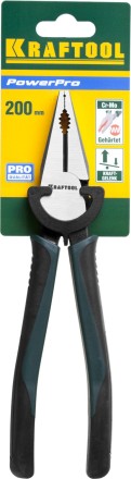 Плоскогубцы KRAFTOOL &quot;PowerPro&quot; комбинированные, CrMo-сталь, покрытие оксидированное с полировкой, 200мм 22001-1-20_z01 купить в Нижневартовске