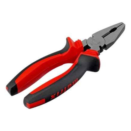 Плоскогубцы комбинированные Matrix, 180 мм, хром-ванадий, двухкомпонентные рукоятки, 17091 купить в Нижневартовске