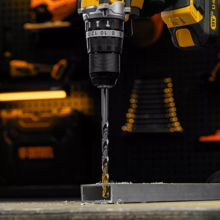 Сверло спиральное по металлу Denzel, 9 х 175 мм, Р6М5, Golden Tip, удлиненное 718262 купить в Нижневартовске