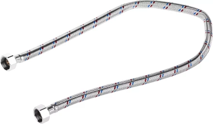 Подводка гибкая ЗУБР для воды, оплетка из нержавеющей стали, г/г 1/2" - 0,6м 51005-G/G-060 купить в Нижневартовске