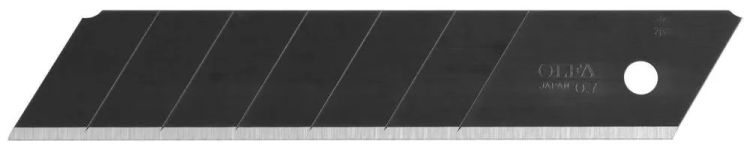 Лезвие OLFA "BLACK MAX" сегментированное, 5шт, 25х126х0,7мм OL-HBB-5B купить в Нижневартовске