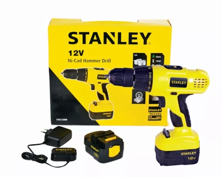 Дрель аккумуляторная Stanley STDC12HBK в кейсе купить в Нижневартовске