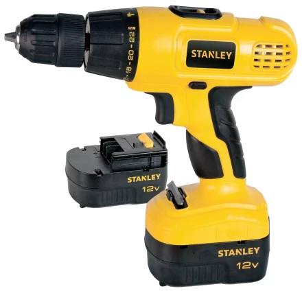 Дрель аккумуляторная Stanley STDC12HBK в кейсе купить в Нижневартовске