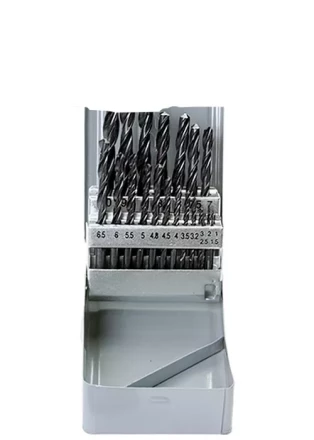 Набор сверл по металлу 1-10 мм (через 0,5 мм + 3,2 и 4,8 мм) HSS 21шт металлический бокс цилиндрический хвостовик SPARTA 723755 купить в Нижневартовске