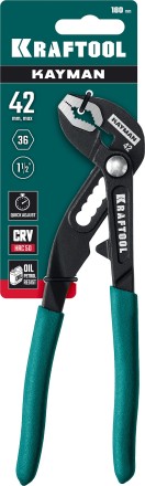 Клещи переставные с быстрой регулировкой KRAFTOOL KAYMAN 22353-18 купить в Нижневартовске
