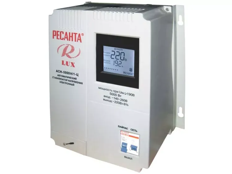 Стабилизатор АСН-5000 Н/1-Ц Ресанта Lux купить в Нижневартовске