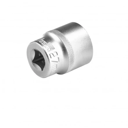 Головка торцевая 27 мм двенадцатигранная CrV под квадрат 1/2 хромированная Stels 13671 купить в Нижневартовске