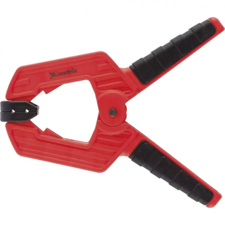 Струбцина клещеобразная 2 усиленная пластиковый корпус двухкомпонентные рукоятки 50 мм Matrix 20792 купить в Нижневартовске