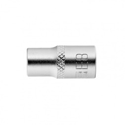 Головка торцевая 1/4  Е8 CrV Stels 13867