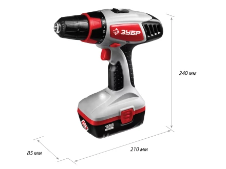 Дрель-шуруповерт 2 АКБ ЗДА-12-2 КИН серия МАСТЕР купить в Нижневартовске