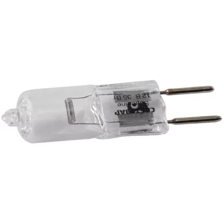 Лампа галогенная СВЕТОЗАР капсульная, прозрачное стекло, цоколь GY6.35, диаметр 12мм, 35Вт, 12В SV-44773-T купить в Нижневартовске