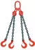 Строп цепной четырехветвевой 4СЦ 6.7 т L=2 м 8 кл с торцевыми захватами для труб купить в Нижневартовске