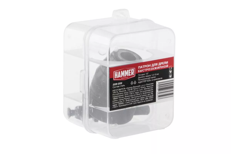 Патрон для дрели HAMMER Ф13мм 1/2" (208-206) купить в Нижневартовске