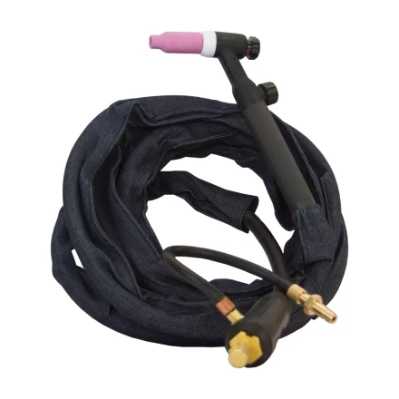 Горелка SRT-17V 4м 35мм2 комплект - цанга 1,6 2,0 2,4 сопло №4 5 6 FoxWeld купить в Нижневартовске