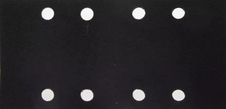 Лист шлиф. универсал. URAGAN "Оптимален для твердых пород дерева" 8 отверстий по линии, для ПШМ, P180, 80х166мм, 50шт 907-22101-180-50 купить в Нижневартовске