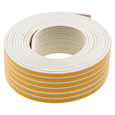 Уплотнитель резиновый, 24 м, профиль "E", белый Сибртех 88905 купить в Нижневартовске