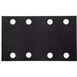 Лист шлиф. универс. URAGAN &quot;Оптимал. для тверд. пород дерева&quot; 8 отв. по линии, на липучке, для ПШМ, P80, 80х133мм, 10шт 907-22111-080-10