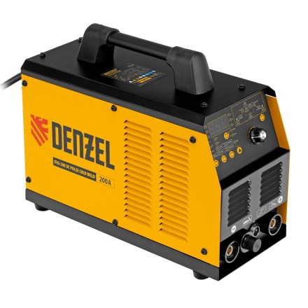 Аппарат инвертор. аргонодуговой сварки ITIG-200 DС Pulse Cold Weld, 200 А, ПВ 60%// Denzel 94329 купить в Нижневартовске