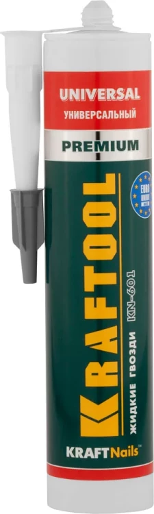Клей монтажный KRAFTOOL KraftNails Premium KN-601, универсальный, для наружных и внутренних работ, 310мл 41341_z01 купить в Нижневартовске