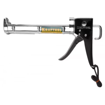 Пистолет для герметика KRAFTOOL "C-Kraft" 06671, полукорпусной, хромированный, 320мл 06671_z01 купить в Нижневартовске