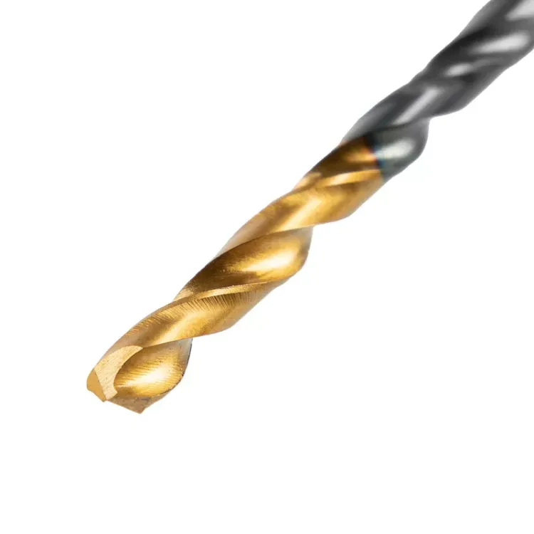 Сверло по металлу, 3 мм, HSS-Tin, Golden Tip, 10 шт. Denzel 717205 купить в Нижневартовске
