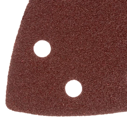 Треугольник абразивный на ворc. подложке под "липучку", перф., P 80, 150х150х100 мм, 5 шт. Denzel 738597 купить в Нижневартовске