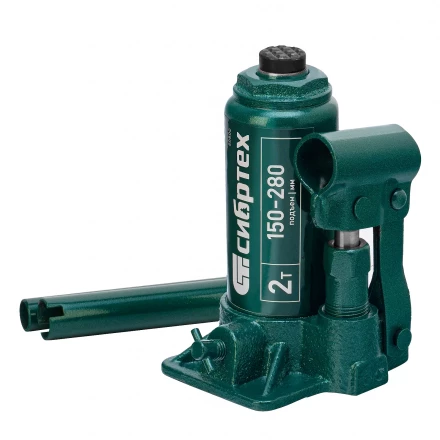 Домкрат гидравлический бутылочный Сибртех 50800, 2 т, 150-280 мм купить в Нижневартовске