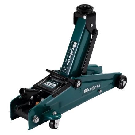 Домкрат гидравлический подкатной Сибртех 50838, 3 т, 135-400 мм купить в Нижневартовске