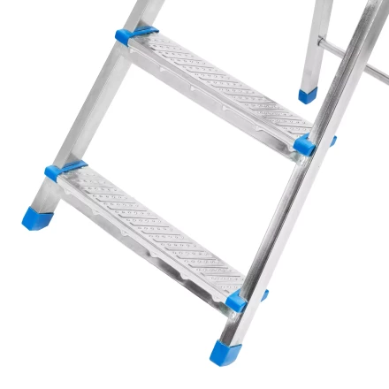 Стремянка Сибртех 97836, 4 ступени, стальная, оцинкованная купить в Нижневартовске