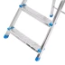 Стремянка Сибртех 97836, 4 ступени, стальная, оцинкованная купить в Нижневартовске