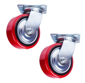 Колесо поворотное PU/металл (C550S/PU2040CB3ra/TG) 200 мм 1352004 купить в Нижневартовске