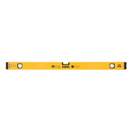 Уровень алюминиевый Denzel 33692, магнит, фрезерованный, 3 глазка (1 зеркал.), 0,5 мм/м, 800 мм купить в Нижневартовске