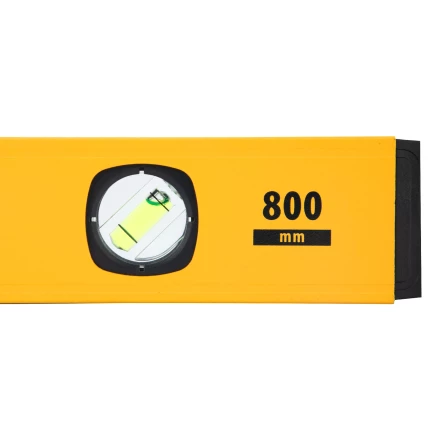 Уровень алюминиевый Denzel 33692, магнит, фрезерованный, 3 глазка (1 зеркал.), 0,5 мм/м, 800 мм купить в Нижневартовске