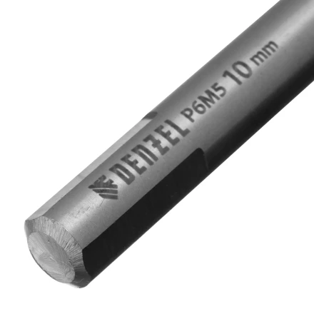 Сверло спиральное по металлу Denzel, 10 х 184 мм, Р6М5, Golden Tip, удлиненное 718263 купить в Нижневартовске