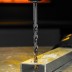 Сверло спиральное по металлу Denzel, 10 х 184 мм, Р6М5, Golden Tip, удлиненное 718263 купить в Нижневартовске