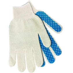 Перчатки х/б, ПВХ шахматный облив  Россия 67713