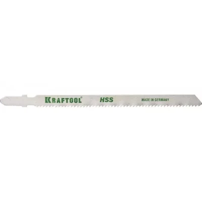 Полотна KRAFTOOL, T318B, для эл/лобзика, HSS, по металлу (2,5-6мм), EU-хвост., шаг 2мм, 110мм, 2шт 159552-2